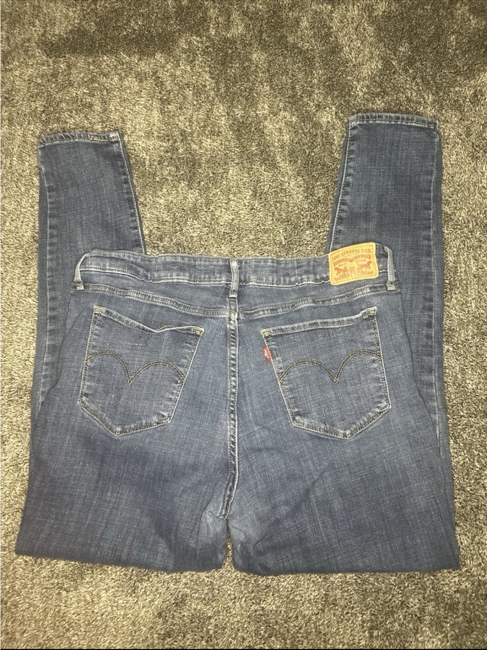 Levi’s 711 Skinny Jeans Women’s 33x30 Blue Stretch Denim Slim Fit